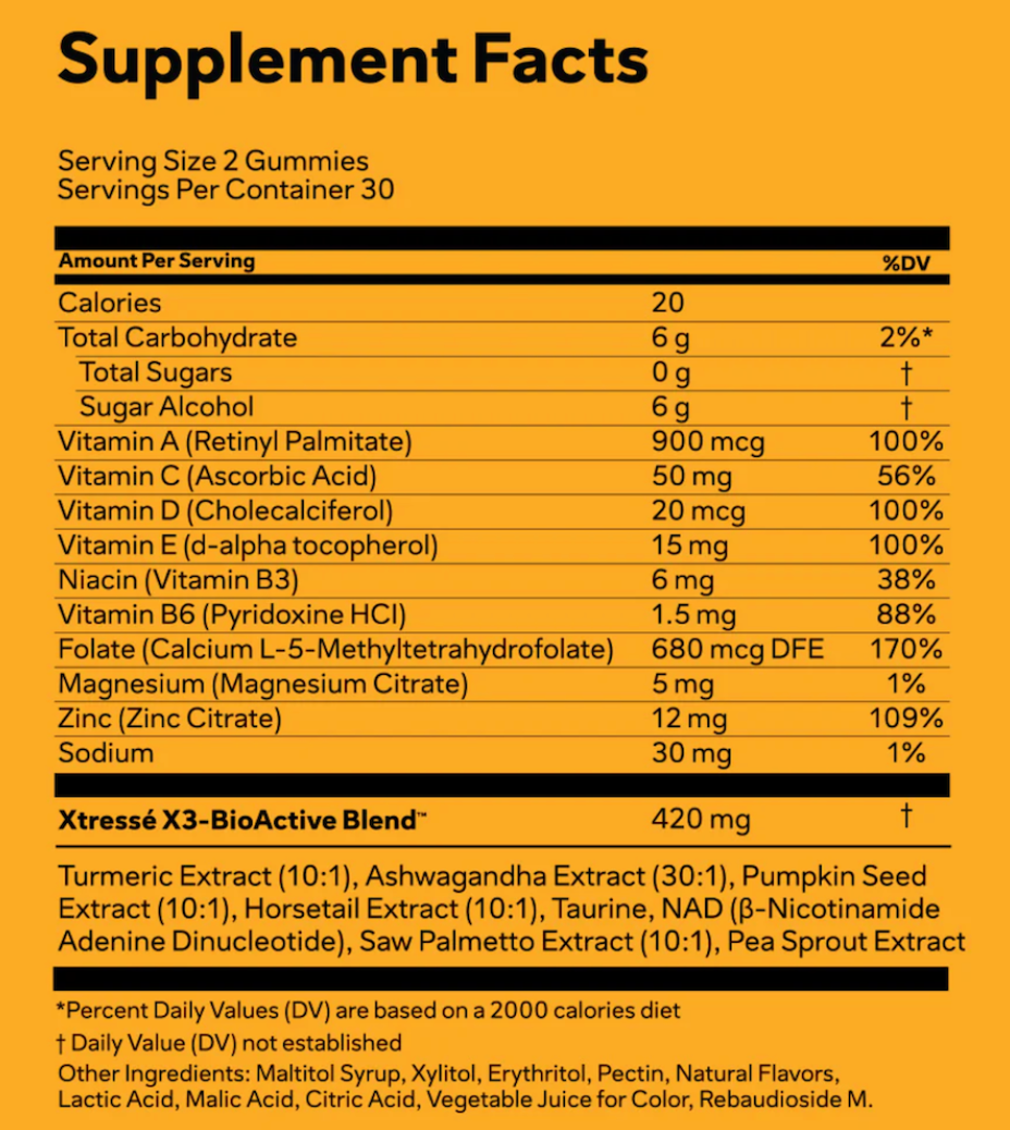 XTRESSE HAIR VITAMIN GUMMIES